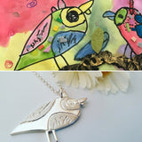 Children's art work made into heirloom jewellery