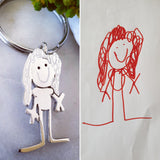 Children's art work made into heirloom jewellery