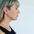 Two Looks, Twice the Allure: Black Diamond Leaf Earrings