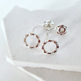 Patterned Circle Studs