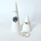 Eternal Bloom: Flower Ring In Silver