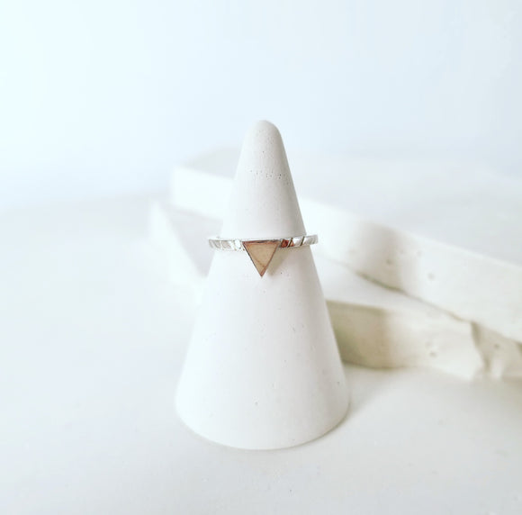 Triangle Stacker Ring