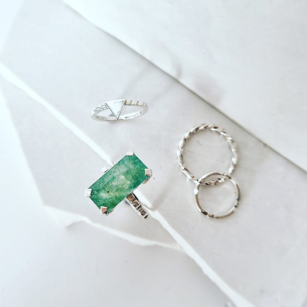 Discover Your Signature Stack: Triangle Stacker Ring