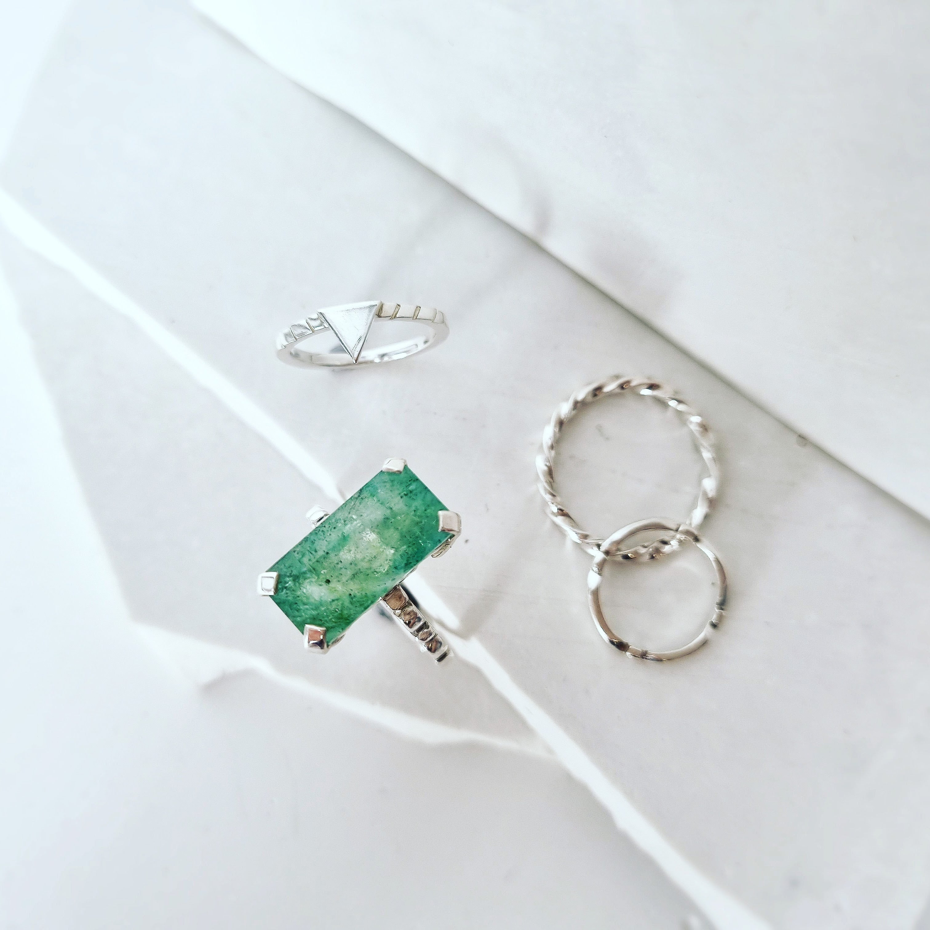 Discover Your Signature Stack: Triangle Stacker Ring