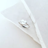 Girls Heart signet Ring