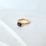 Black Diamond Solitaire Ring