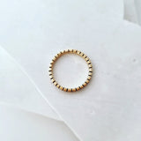 Checked Stacking Ring