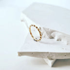 Discover Your Signature Stack: Scallop Stacking Ring In Red Gold