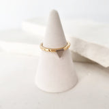 Triangle Stacking Ring in 9ct Yellow and White Gold