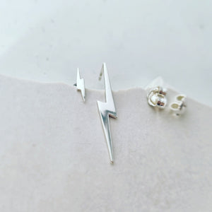 Miss Matched Lightening Bolt Earrings