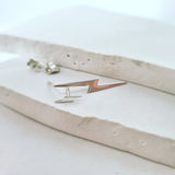 Miss Matched Lightening Bolt Earrings