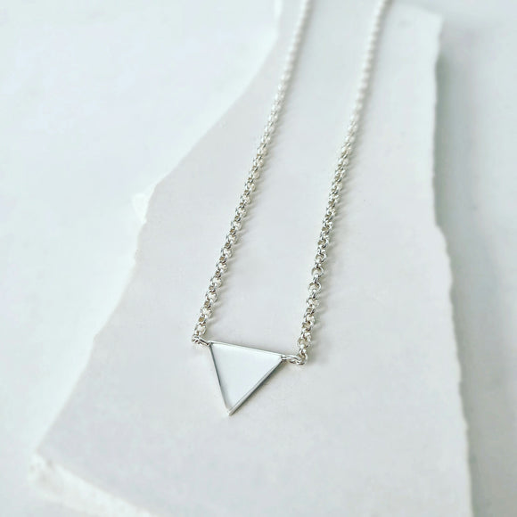 Triangle Pendant with Chain