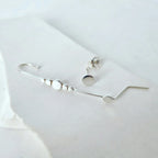 Unleash Your Inner Power: The Fierce Climber Earrings With Circle Stud