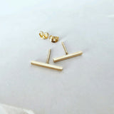 Bar Studs in 9ct Yellow