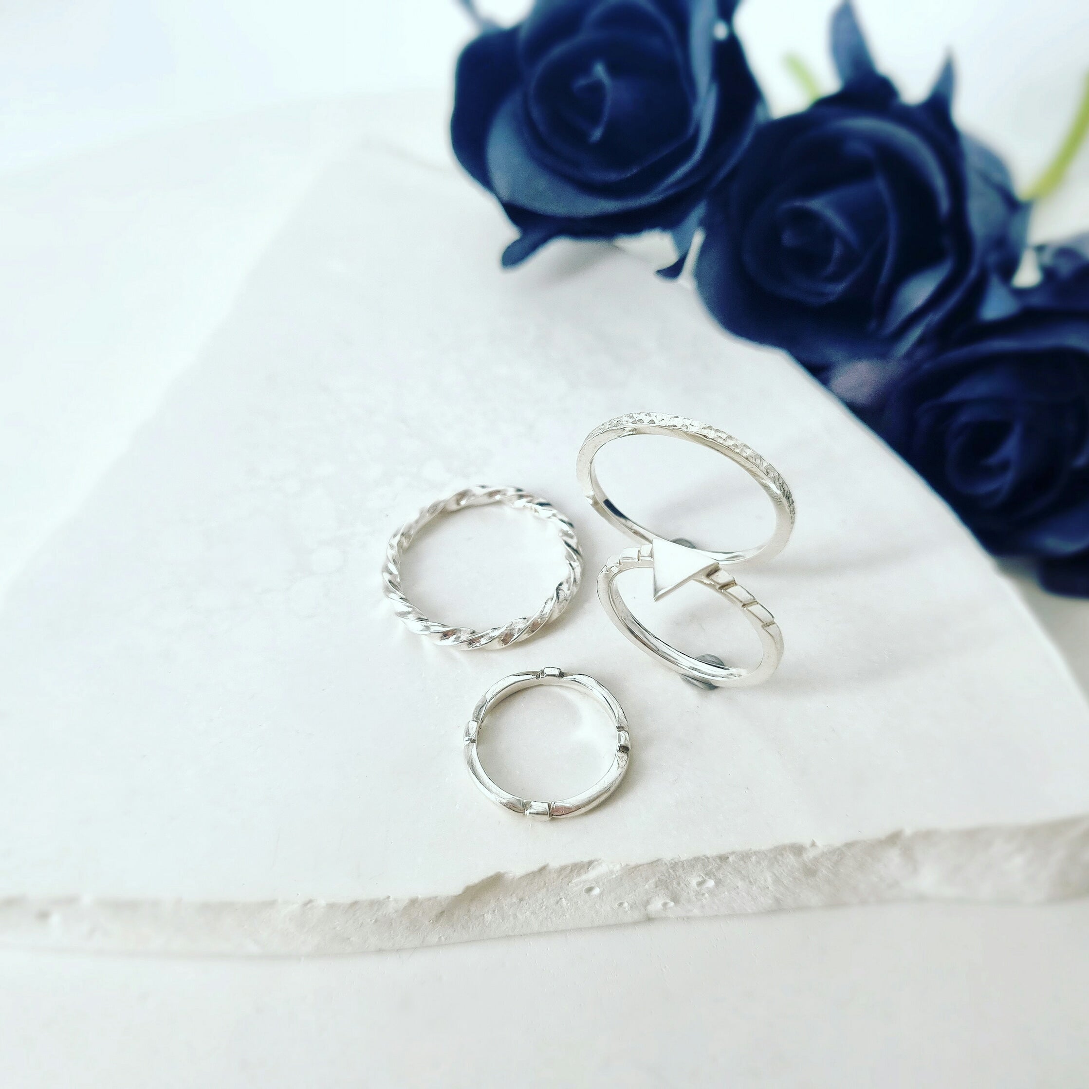 Discover Your Signature Stack: Textured Stacking Ring