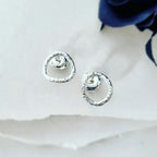 Organic Infinity Earring