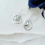 Organic Circle Earring