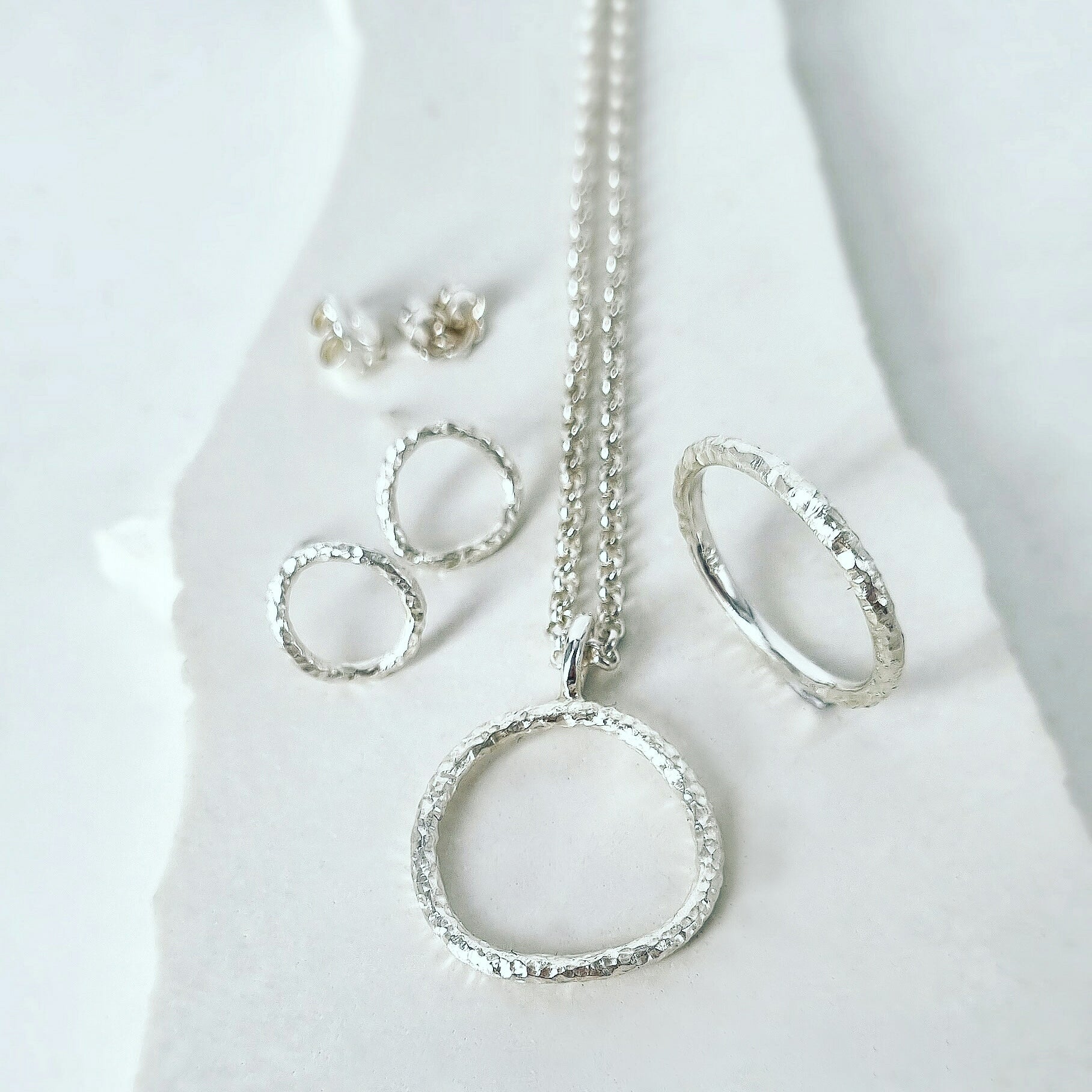 Organic Infinity Earring