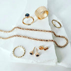 Elevate Your Everyday: Black Diamond Studs in 9ct Red Gold