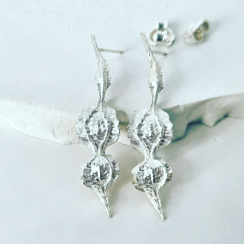 Kowhai Seed Pod Earrings: Nature's Artistry