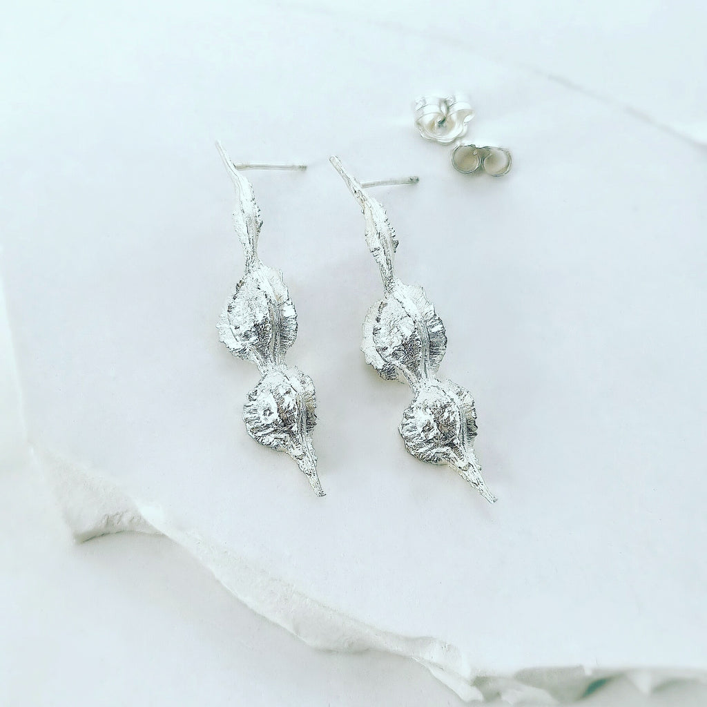 Kowhai Seed Pod Earrings: Nature's Artistry