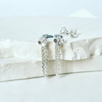 Flur Earrings with Chain