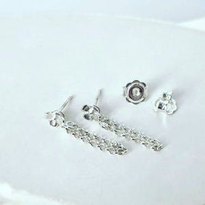 Flur Earrings with Chain